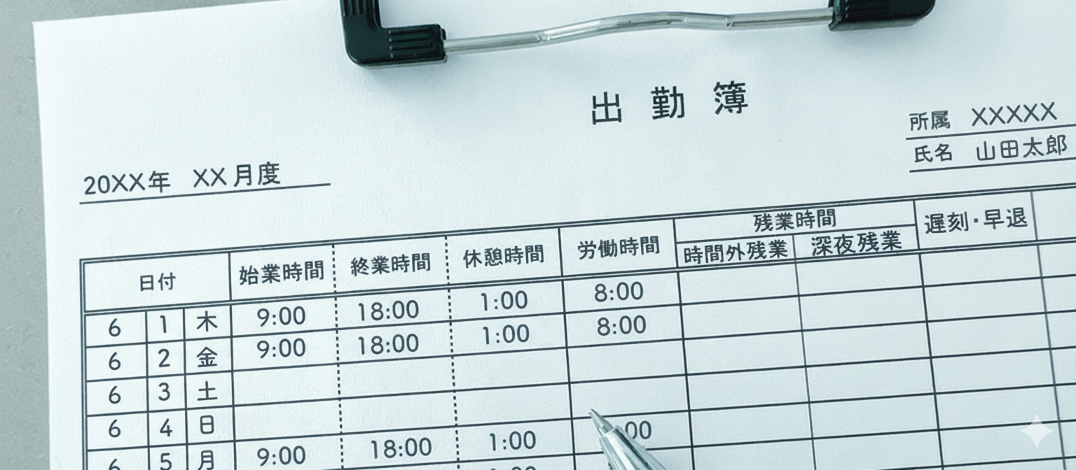 最新AI-OCRでここまでできる!紙の勤怠表による勤怠管理のDX化 - OCR-Lab